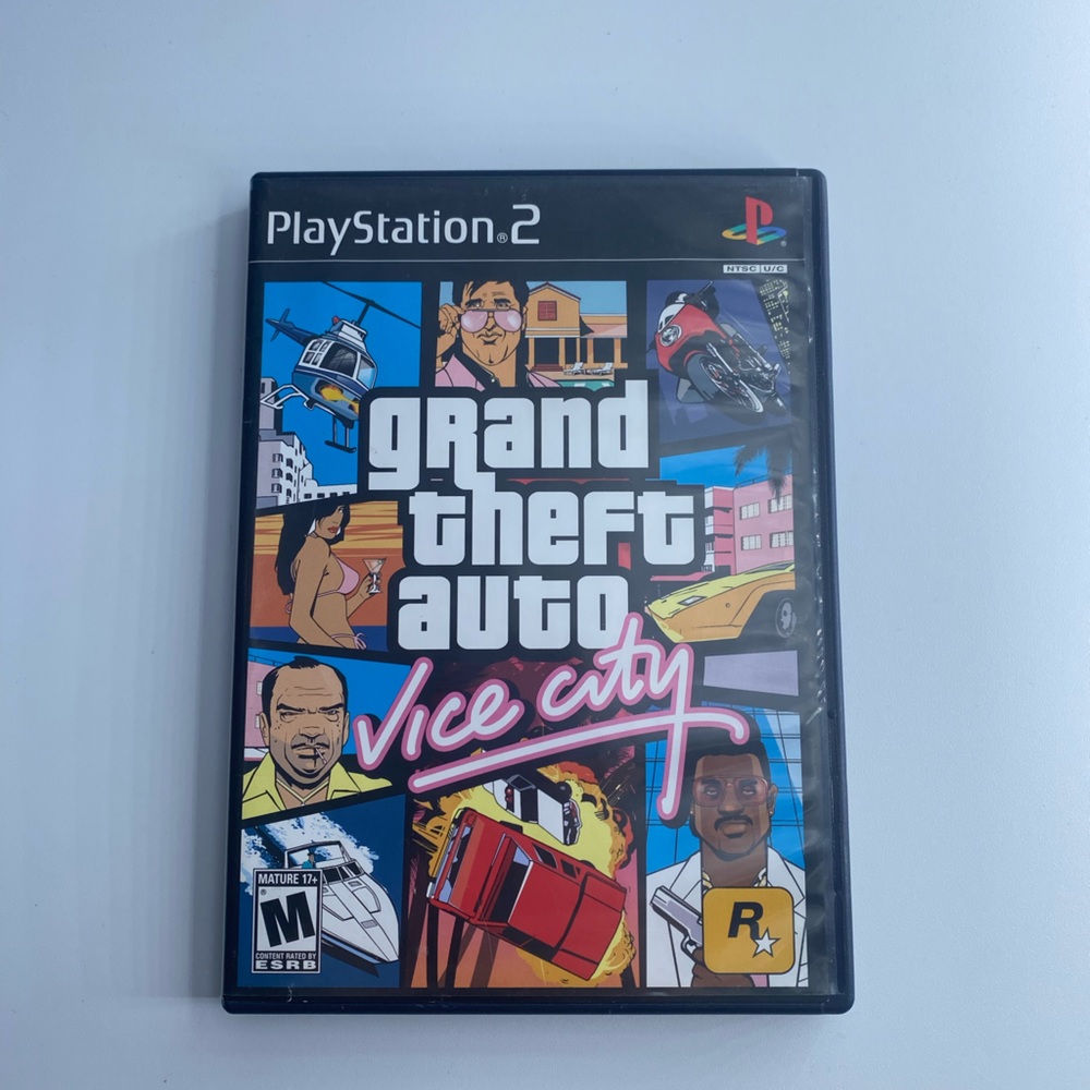 Grand Theft Auto Vice City First Print for PlayStation 2